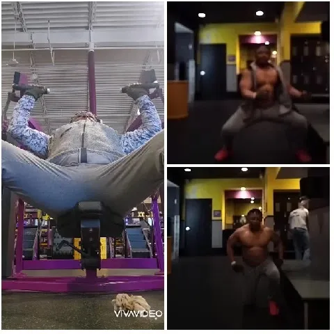 Dumbbell Press and Exercise Ball