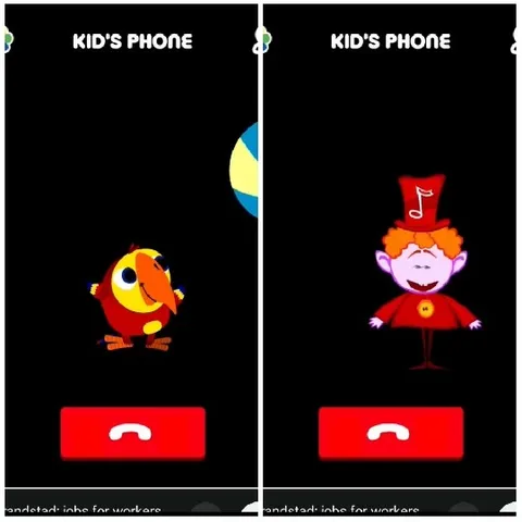 Colorful Bird and Animated Character