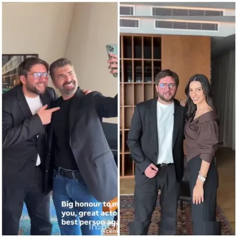Selfies and Poses in Business Attire