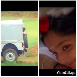 Vehicle Parked with Smiling Woman