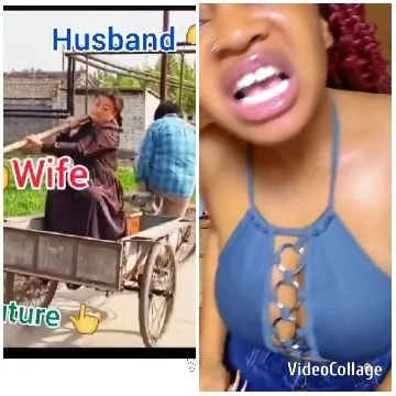 Couple in Cart with Future Label