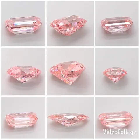Pink Gemstone at Various Angles