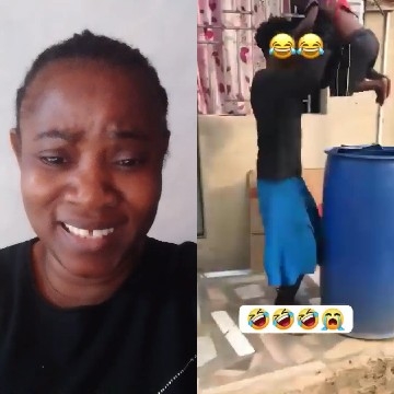 Smiling Person and Playful Interaction