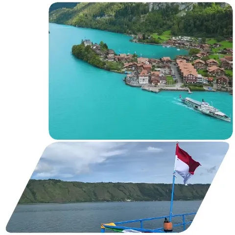 Serene Lake and Peaceful Hills