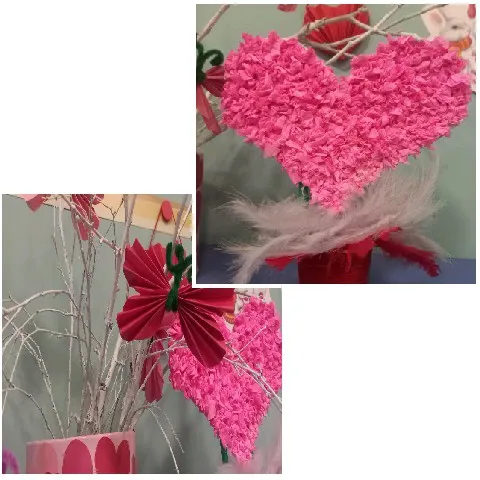 Craft Arrangement with Paper Flowers