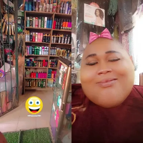 Beauty Products and Smiling Person