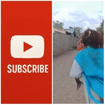 YouTube Symbol with Running Figure