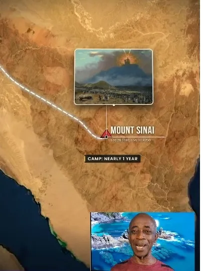 Mount Sinai Map with Scenic Ocean