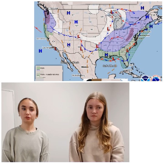 Weather Map and Young Individuals