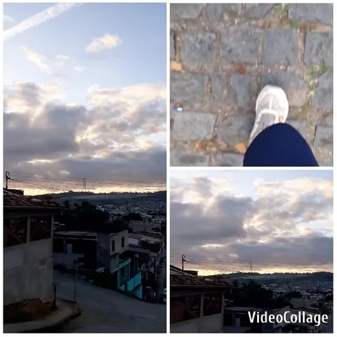 Town View with Cobblestone Walk