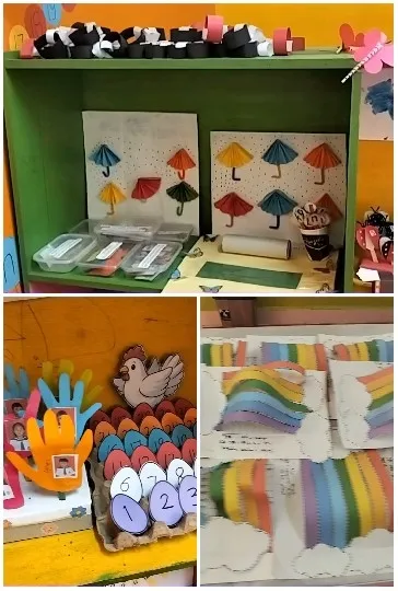 Colorful Crafts for Children's Activity