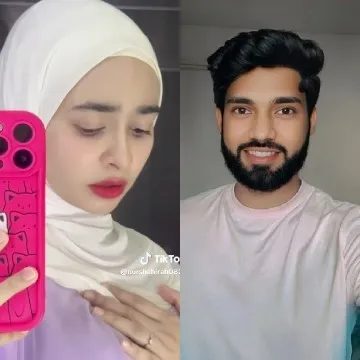 Thoughtful Person with Phone and Smiling Man