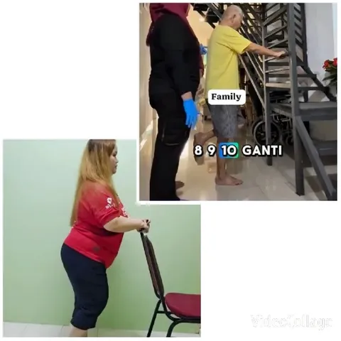 Person Stretching with Assistance