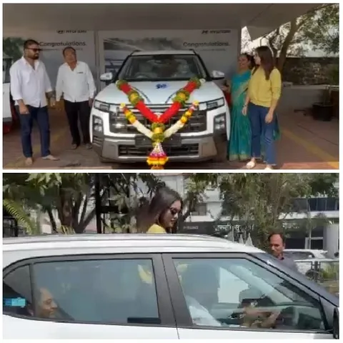 Celebrating a New Car Together