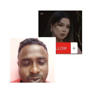 Two People With Social Media Prompt