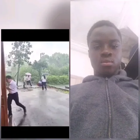 Running in the Rain Versus Selfie