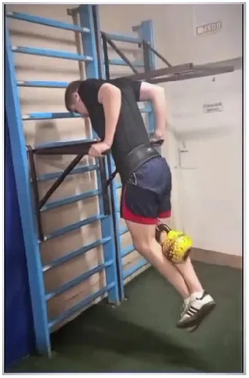 Dip Exercise with Kettlebell