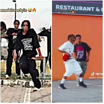 Dancing Groups Outdoors and by Wall