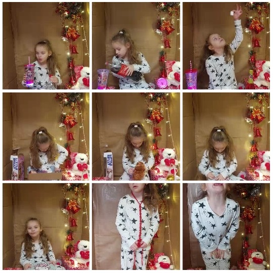 Young Girl in Festive Celebration