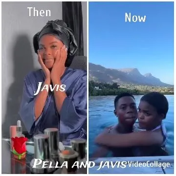 Javis and Pella Embracing in Water